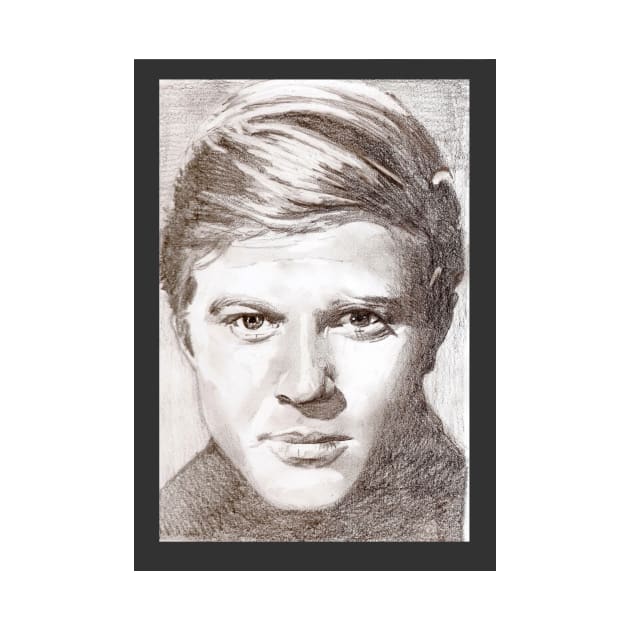 Young Robert Redford by Grant Hudson