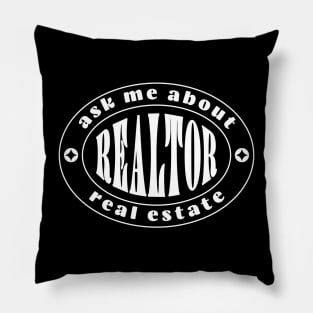 Real Estate clothing, real estate agent, selling sunset, real estate shirt, gift for broker, broker shirt, real estate branding, real estate t-shirt, funny real estate, real estate gift, gift for agent Pillow