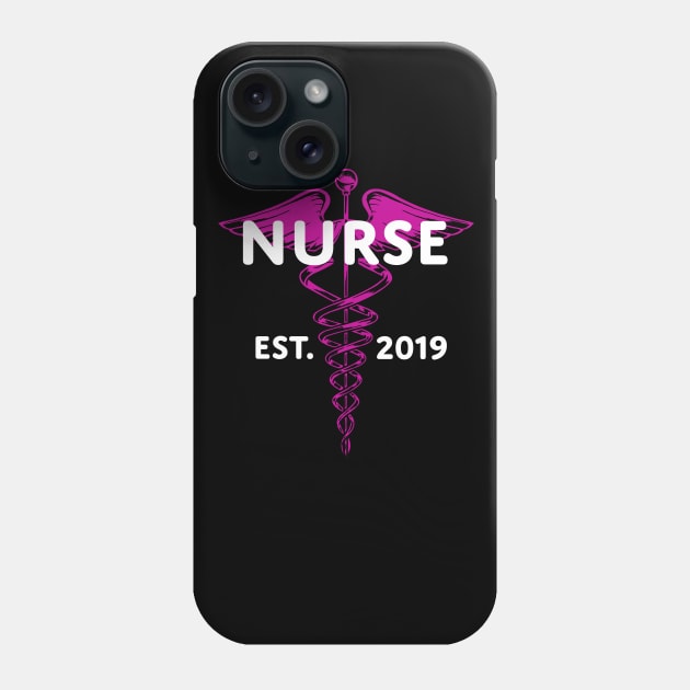 Nurse Graduation Gift T-Shirt 2019 Cute Women RN Nurse Phone Case by Dr_Squirrel