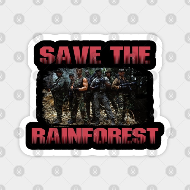 Predator Crew - Save the Rainforest Magnet by MonkeyKing