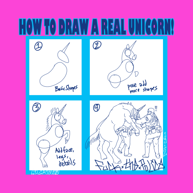 How to draw a real unicorn by gilgrim