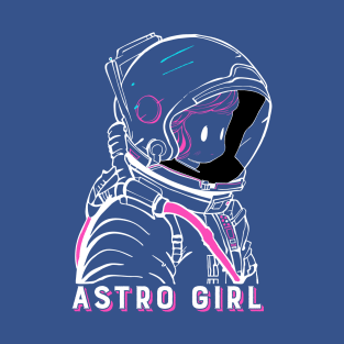 Astro girl - A cute astronaut T-Shirt