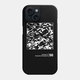 Concrete Schoolyard / Minimalist Style Graphic Design Artwork Phone Case