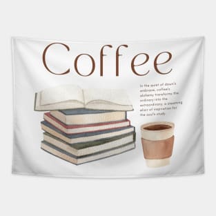 Coffee In a porcelain embrace Tapestry