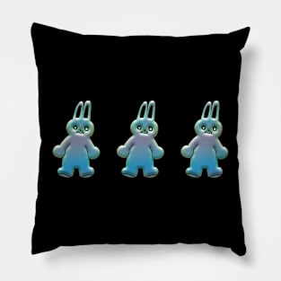 chrome bunniez Pillow