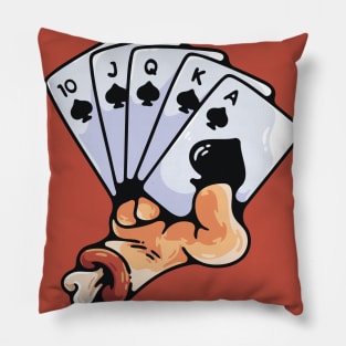 The Royal Flush Pillow