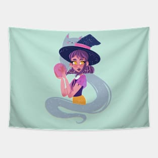 cute witch Tapestry