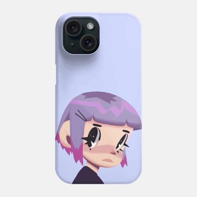 Looking back Phone Case by MaiType