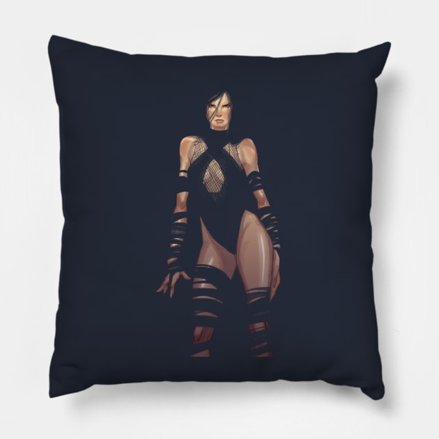 Psylocke Pillow by tattts