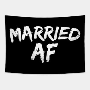 Married Husband And Af Quote Tapestry