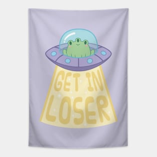 Cute Frog UFO Tapestry