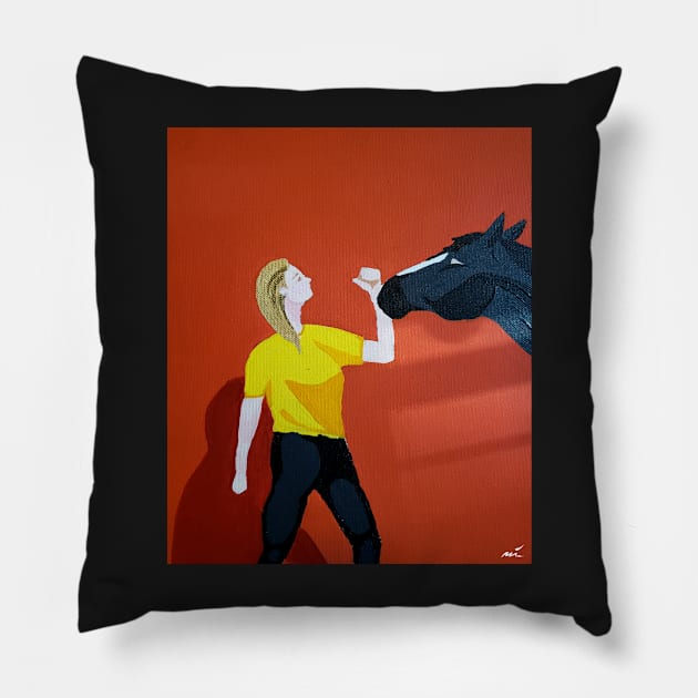 Tame the Beast Pillow by aminmojo