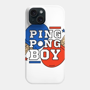 Ping Pong Boy - Sports Table Tennis Club for Boys Men Phone Case