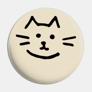 cat face Pin