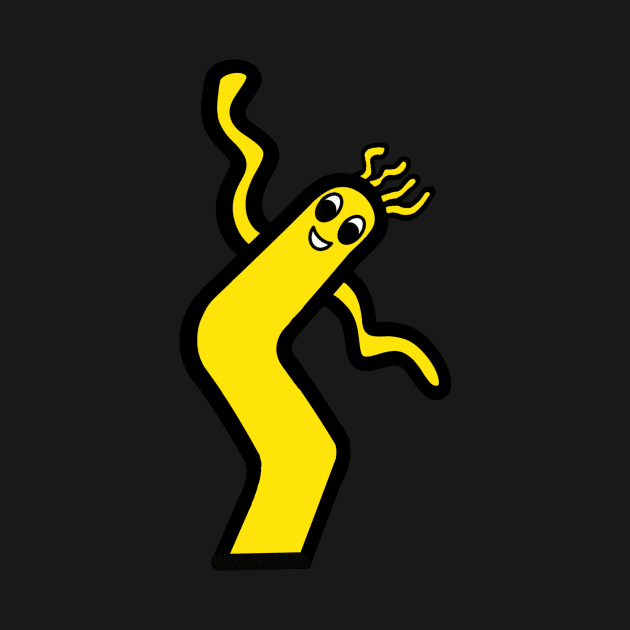 Yellow Wacky Waving Inflatable Man by bradenjay99