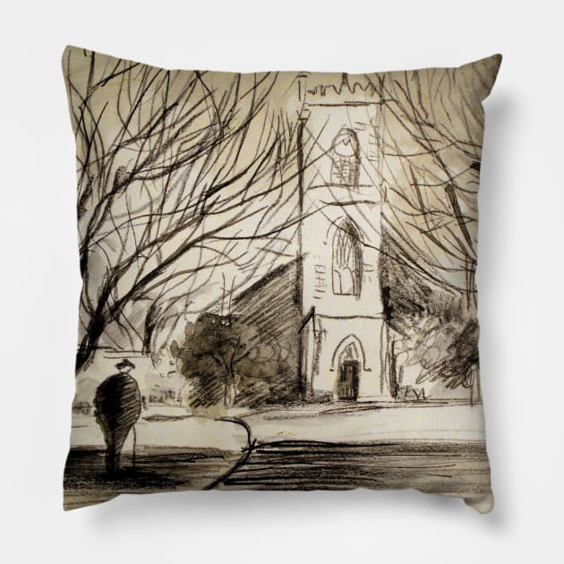 Cathedral Pillow by Loui Jover 