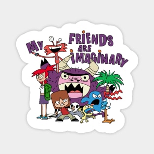 Imaginary Friends Cartoon Magnet