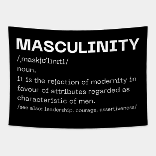 Reject Modernity Embrace Masculinity Tapestry