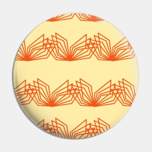 Orange abstraction on a yellow background Pin
