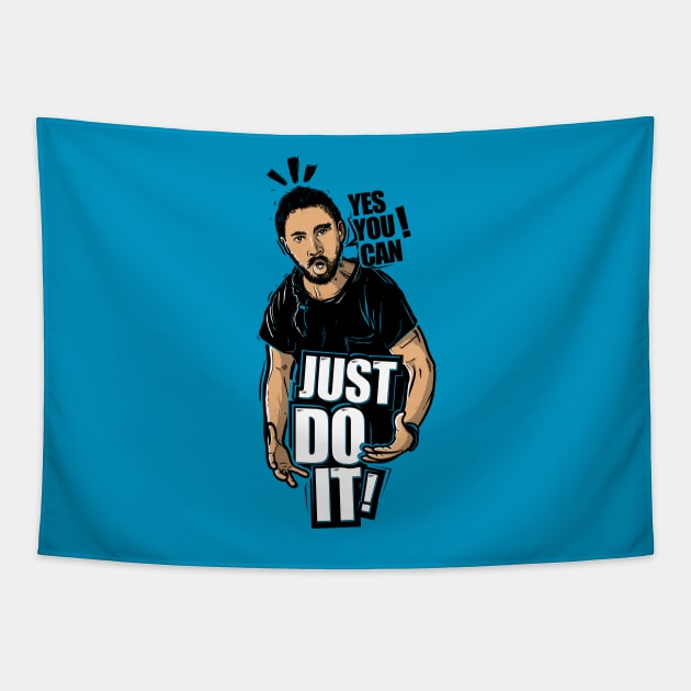 Just do it Tapestry by raxarts