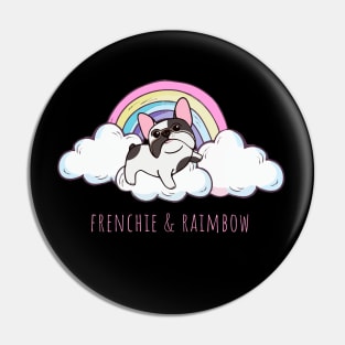 french bulldog raimbow for frenchie lover Pin