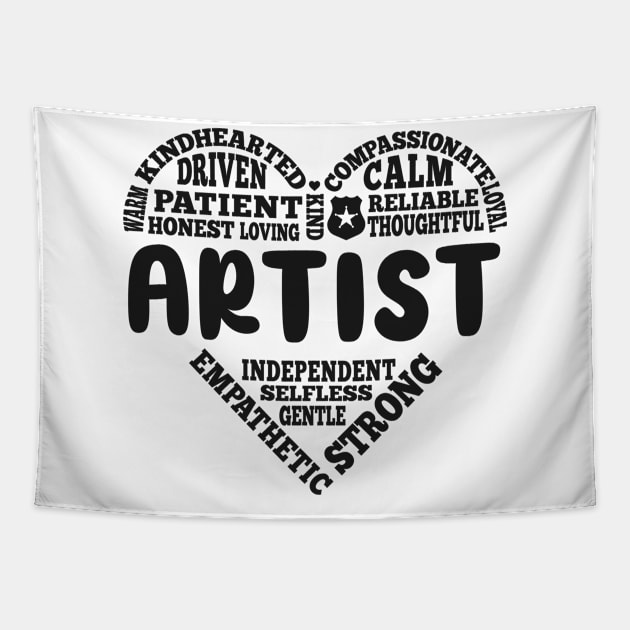 Artist love Tapestry by SerenityByAlex