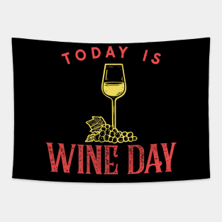 Today Is Wine Day, Sommelier Tapestry