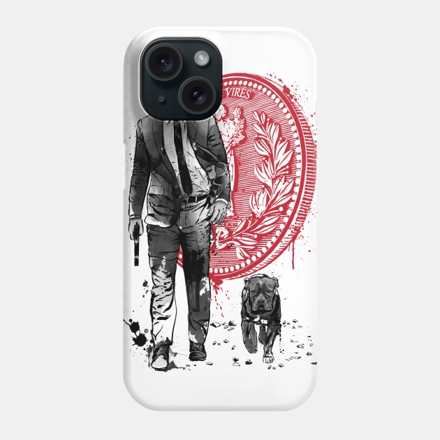 Lone Hitman and Cub Phone Case by DrMonekers