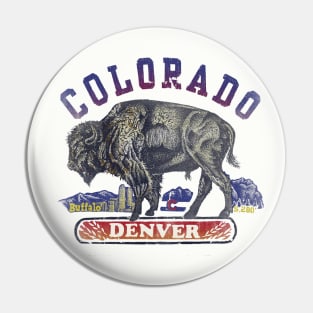 colorado buffalo Pin