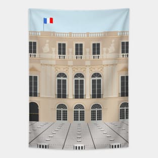 Buren's Columns, Palais Royal, Paris, France Tapestry