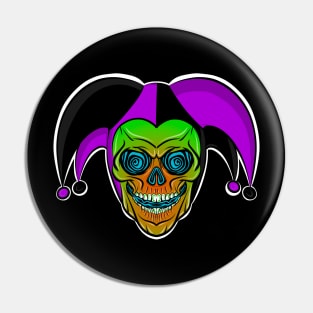 Jack-O’s Skull Jester Pin