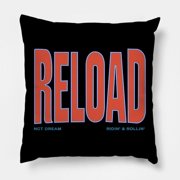 NCT Cream Reload (Ridin_ _ Rollin_) Pillow by LySaTee