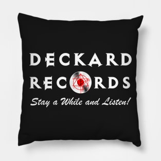 Deckard Records Pillow