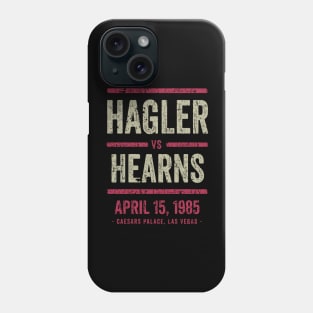 VINTAGE RETRO STYLE - Hagler vs Hearns 80S Phone Case