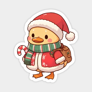 Cute Christmas Duck Magnet