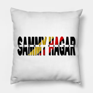 vintage typo Sammy Hagar Pillow