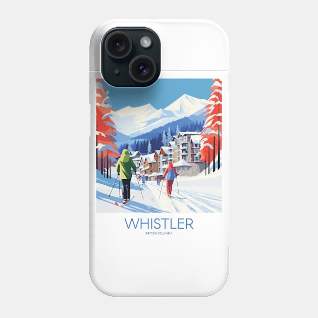 WHISTLER Phone Case by MarkedArtPrints