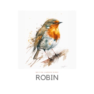British Garden Birds: Robin T-Shirt