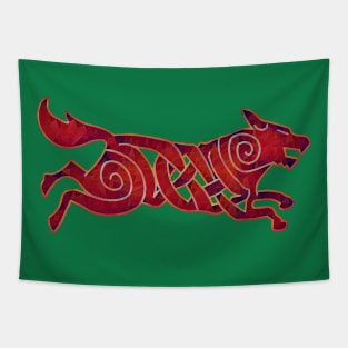 Celtic Wolf II Tapestry