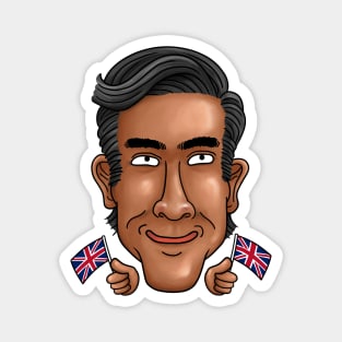 Rishi Sunak British Flag Magnet