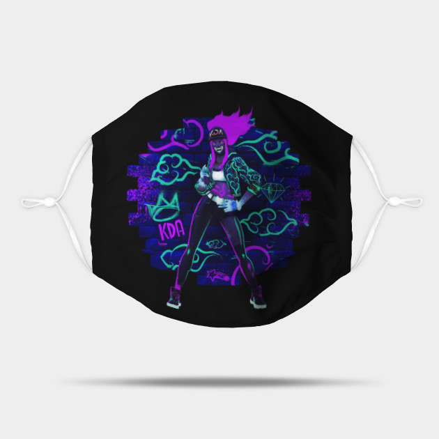 Kda Akali Neon Kda League Of Legends Mask Teepublic New tab extension with fan material of akali neon lol hd wallpapers. teepublic