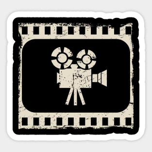 Vintage Film Camera Sticker for Sale by FilmmakerAaron