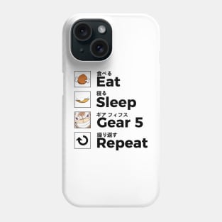 Eat Sleep Gear 5 Repeat again Phone Case