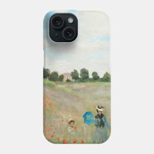 The Poppy Field near Argenteuil Phone Case