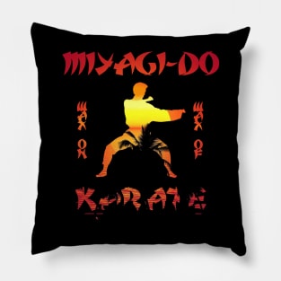 Miyagi Do Karate Kid Wax On Wax Off Pillow