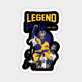 Pelé legend forever Goat Magnet