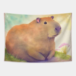 Cutest Capybara Ever Tapestry