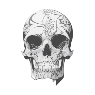 tattooed skull design T-Shirt