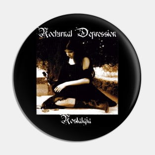 Nocturnal Depression - Nostalgia - Black Metal Pin