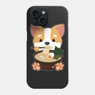 Anime Cute Dog Japanese Ramen Noodles Kawaii Gift graphic Phone Case